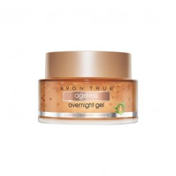 Gel antioxidant de noapte pentru fermitate Avon True Nutra Effects Ageless 55+