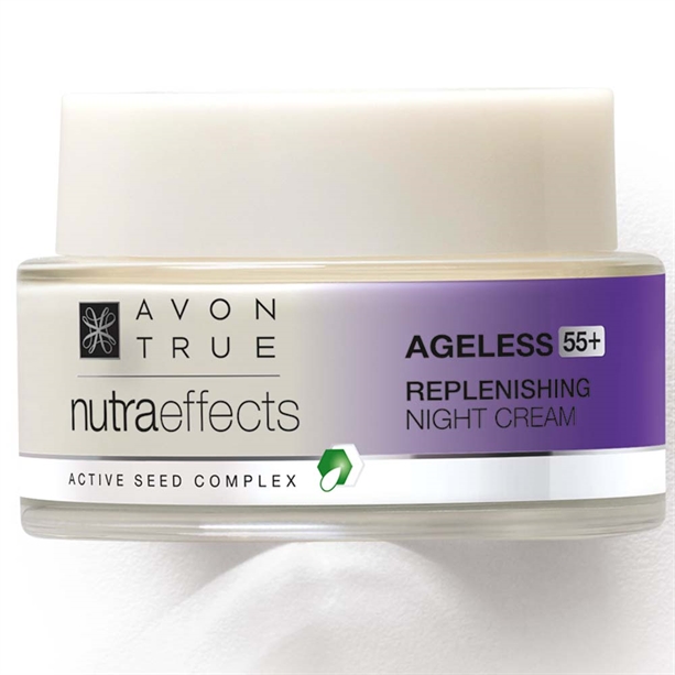 Crema de noapte pentru fermitate Avon True Nutra Effects Ageless Renew 55+ - Catalog Avon