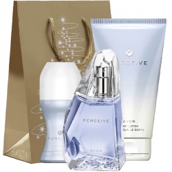 Set Apa de parfum, Lotiune de corp si Deodorant cu bila Perceive