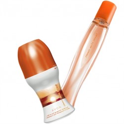 Set Apa de toaleta si Deodorant cu bila Summer White Sunset
