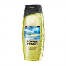 2 in 1 Gel de dus pentru par si corp Senses Power Fresh 250 ml 