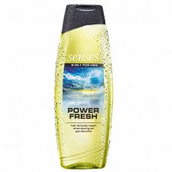 2 in 1 Gel de dus pentru par si corp Senses Power Fresh 500 ml **