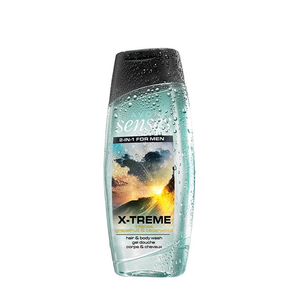 Catalog Avon - Gel de dus pentru par si corp Senses Xtreme 250 ml Gel de dus pentru par si corp Senses Xtreme 250 ml - Catalog Avon