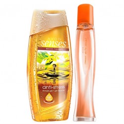 Set atingere exotica - Summer White Sunset si Senses Anti-stress