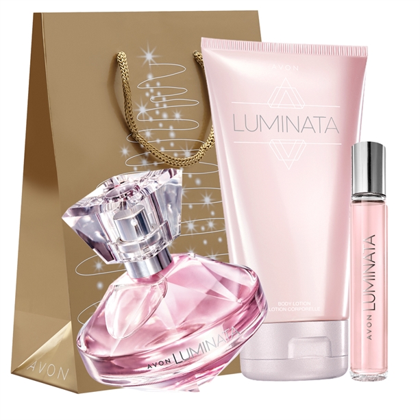 Catalog Avon - Set 3 produse Avon Luminata - Punga cadou Set 3 produse Avon Luminata - Punga cadou - Catalog Avon