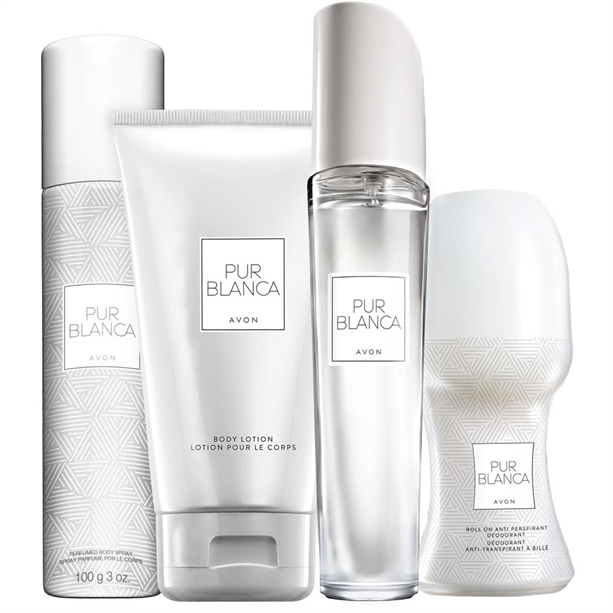 Catalog Avon - Set 4 produse cu deodorant spray Pur Blanca Set 4 produse cu deodorant spray Pur Blanca - Catalog Avon