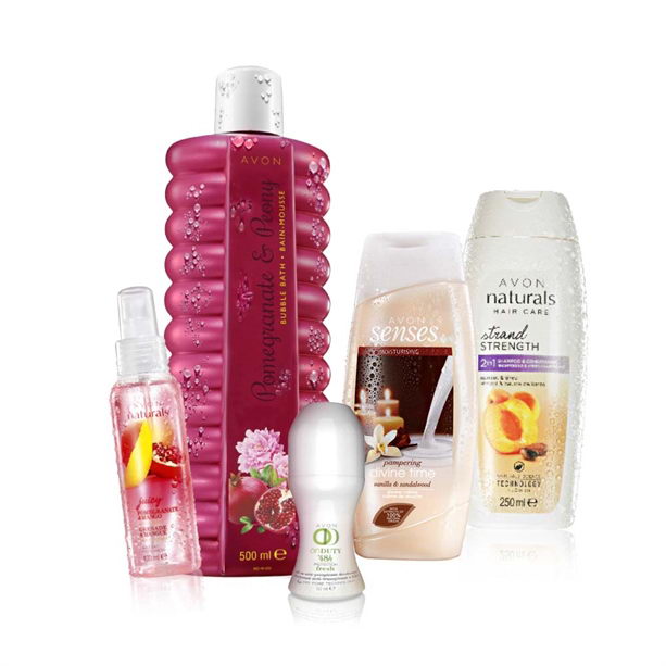 Catalog Avon - Set de 5 produse pentru simturi si piele Set de 5 produse pentru simturi si piele - Catalog Avon