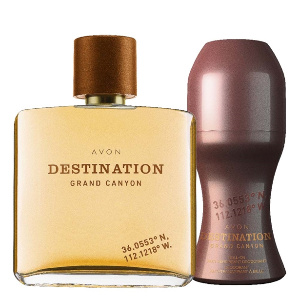 Catalog Avon - Set Apa de toaleta si Deodorant cu bila Avon Destination Grand Canyon Set Apa de toaleta si Deodorant cu bila Avon Destination Grand Canyon - Catalog Avon