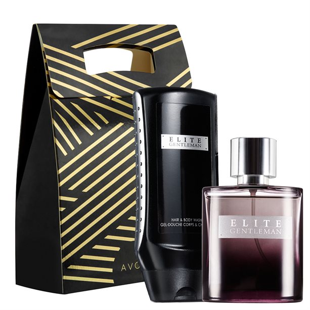 Set Apa de toaleta si Gel de dus pentru par si corp Elite Gentleman - Catalog Avon