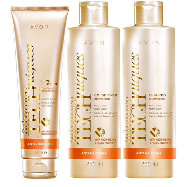 Set 3 produse Advance Techniques impotriva caderii parului Anti Hair Fall - Catalog Avon