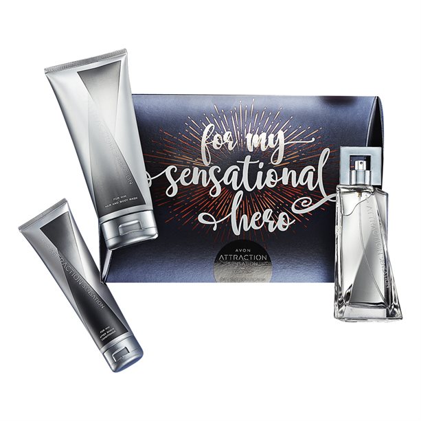 Catalog Avon - Set cadou Attraction Sensation pentru El Set cadou Attraction Sensation pentru El - Catalog Avon