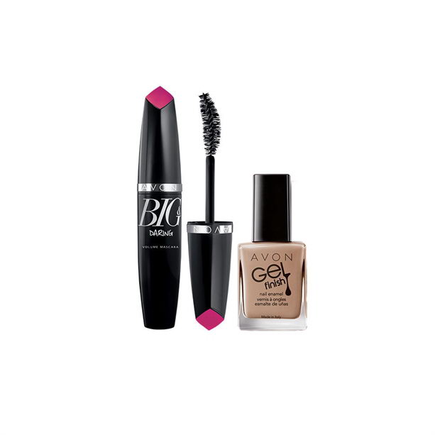 Set Mascara Big & Daring si Lac de unghii Gel Finish - Catalog Avon
