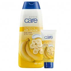 Set Crema de maini si Lotiune de corp Avon Care cu extract de banana