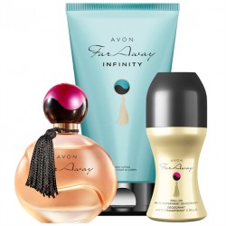 OS - Set Apa de parfum, Deodorant cu bila Far Away si Lotiune de corp Far Away Infinity