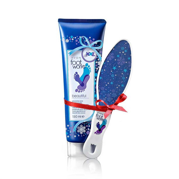 Catalog Avon - Set Footworks pentru piele fina si catifelata Set Footworks pentru piele fina si catifelata - Catalog Avon
