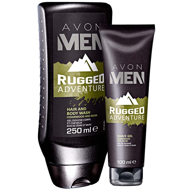 Catalog Avon - Set Gel de ras si 2 in 1 Gel de dus si Sampon Avon Men Rugged Adventure Set Gel de ras si 2 in 1 Gel de dus si Sampon Avon Men Rugged Adventure - Catalog Avon