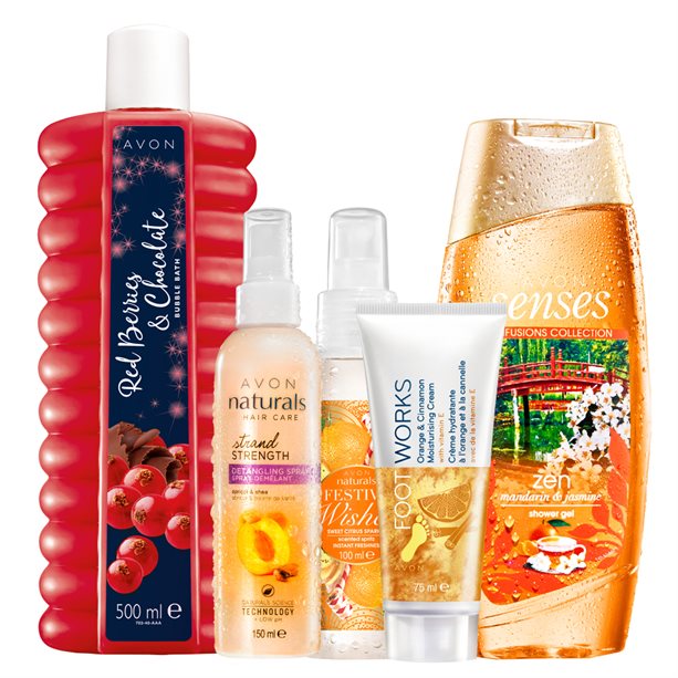 Catalog Avon - Set fructat de 5 produse Set fructat de 5 produse - Catalog Avon