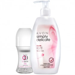 Set Gel igiena intima si Deodorant cu bila antiperspirant On Duty Invisible