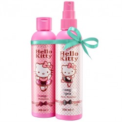 Set Spray pentru descurcarea parului si Sampon Hello Kitty