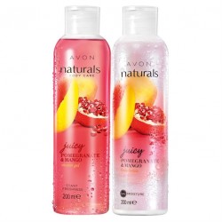 Set Lotiune de corp si Gel de dus cu rodie si mango Naturals