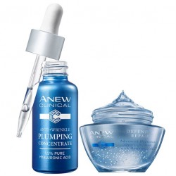 Set Masca hidratanta Anew Clinical Defend Repair si Ser concentrat cu Acid Hialuronic