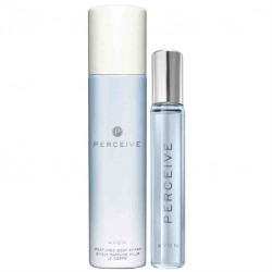Set Mini-apa de parfum - 10 ml si Deodorant Perceive