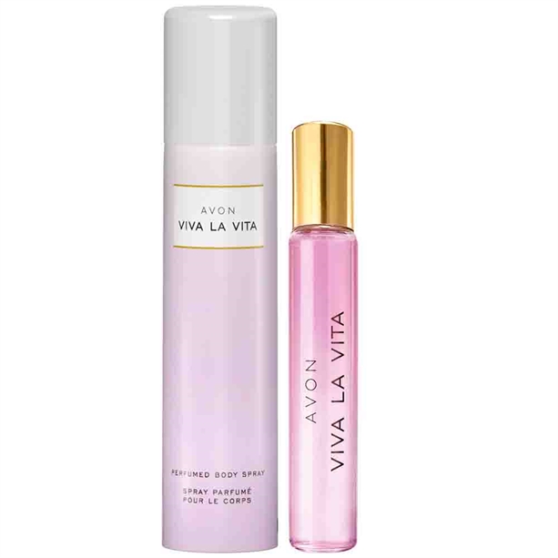 Catalog Avon - Set Mini-apa de parfum - 10 ml si Deodorant Viva la Vita Set Mini-apa de parfum - 10 ml si Deodorant Viva la Vita - Catalog Avon