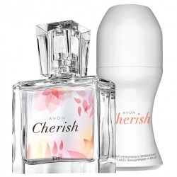Set Mini-apa de parfum - 30 ml si Deodorant cu bila Avon Cherish