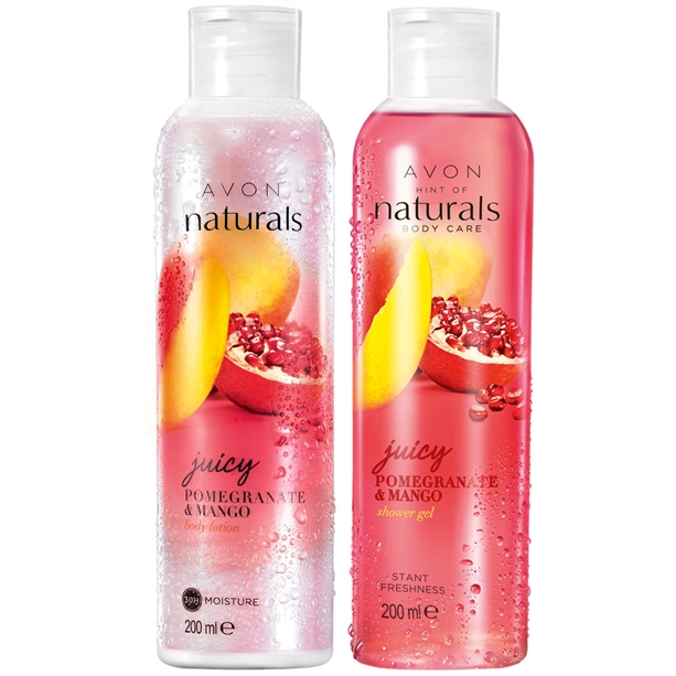 Catalog Avon - Set Naturals cu rodie si mango Set Naturals cu rodie si mango - Catalog Avon