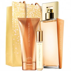 Set 3 produse Avon Attraction Rush pentru Ea si Punga cadou Avon