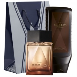 Set Apa de parfum si Gel de dus pentru par si corp Segno pentru El - Punga cadou El