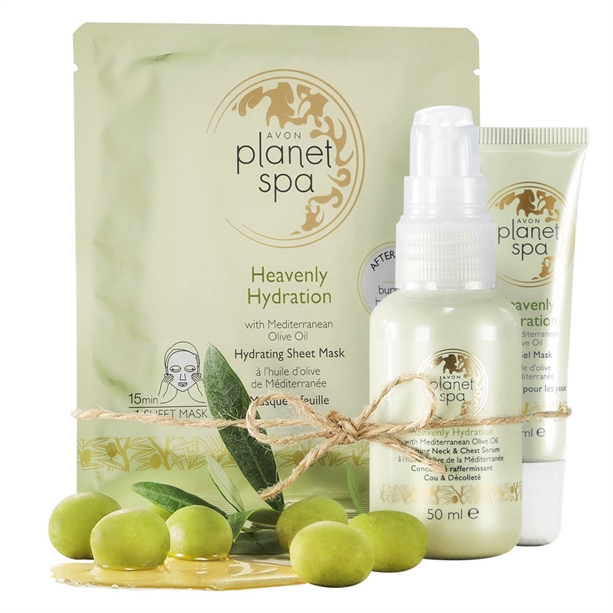 Set 3 produse cu ulei de masline Heavenly Hidration - Catalog Avon