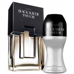 Set Apa de toaleta si Deodorant cu bila Black Suede Touch
