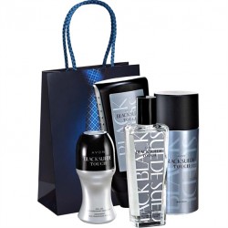Set 4 produse Black Suede Touch