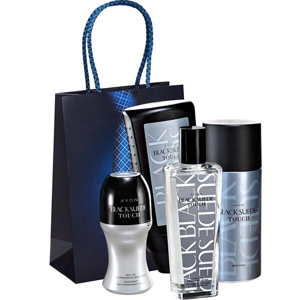 Catalog Avon - Set 4 produse Black Suede Touch Set 4 produse Black Suede Touch - Catalog Avon