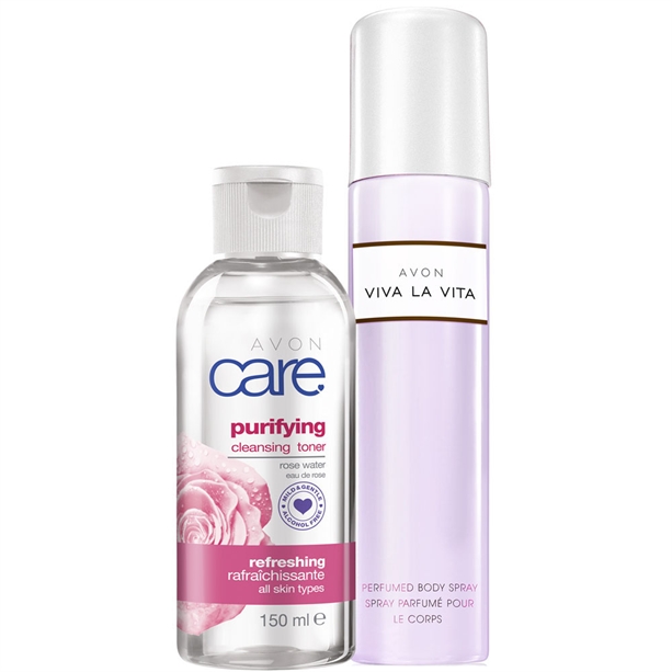 Catalog Avon - Set Deodorant Viva la Vita si Apa de trandafiri Avon Care Set Deodorant Viva la Vita si Apa de trandafiri Avon Care - Catalog Avon