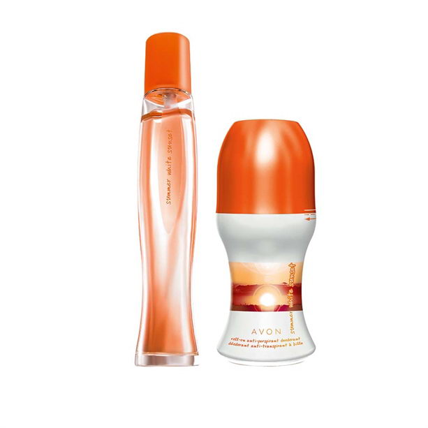 Catalog Avon - Set Apa de toaleta si Deodorant cu bila Summer White Sunset Set Apa de toaleta si Deodorant cu bila Summer White Sunset - Catalog Avon