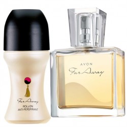 Set Mini-apa de parfum si Deodorant cu bila Far Away