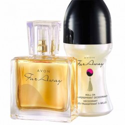 Set Mini-apa de parfum si Deodorant cu bila Far Away