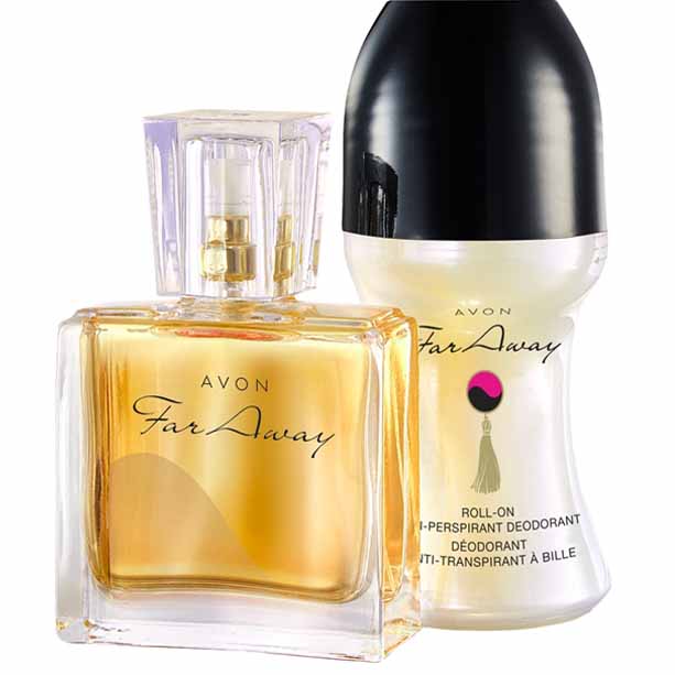 Catalog Avon - Set Mini-apa de parfum si Deodorant cu bila Far Away Set Mini-apa de parfum si Deodorant cu bila Far Away - Catalog Avon