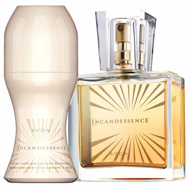 Set Mini-apa de parfum si Deodorant cu bila Incandessence - Catalog Avon