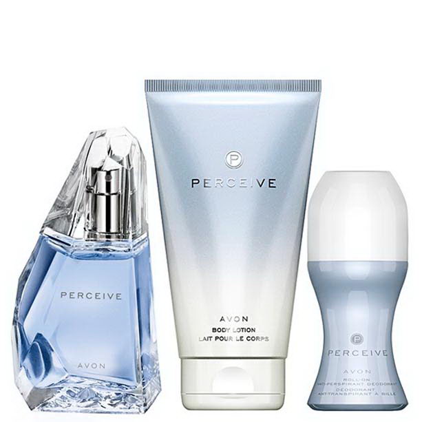 Set Perceive Apa de parfum, Lotiune, Deodorant cu bila - Catalog Avon