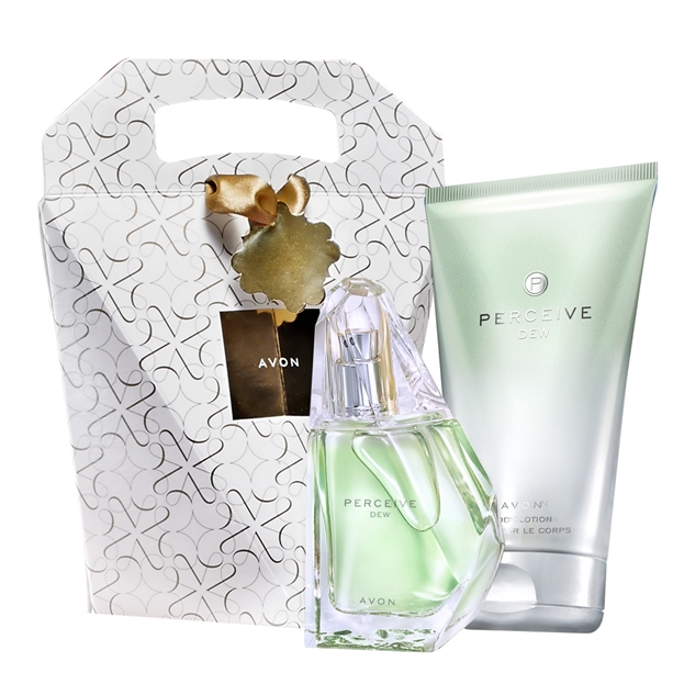 Catalog Avon - Set Apa de parfum si Lotiune de corp Perceive Dew - Punga cadou Set Apa de parfum si Lotiune de corp Perceive Dew - Punga cadou - Catalog Avon