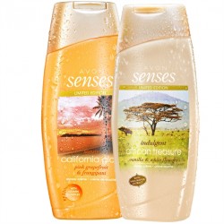Set 2 Geluri de dus Senses African Treasure si California Glow 250 ml