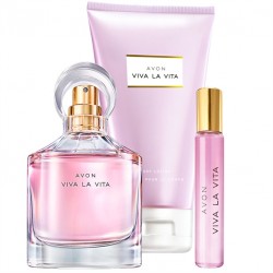 Set Apa de parfum, Mini-apa de parfum - 10 ml si Lotiune de corp Viva La Vita