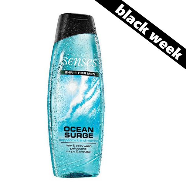 Catalog Avon - 2 in 1 Gel de dus pentru par si corp Senses Ocean Surge 500 ml 2 in 1 Gel de dus pentru par si corp Senses Ocean Surge 500 ml - Catalog Avon