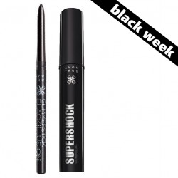 Set Mascara True Colour SuperShock si creion de ochi - Blackest Black