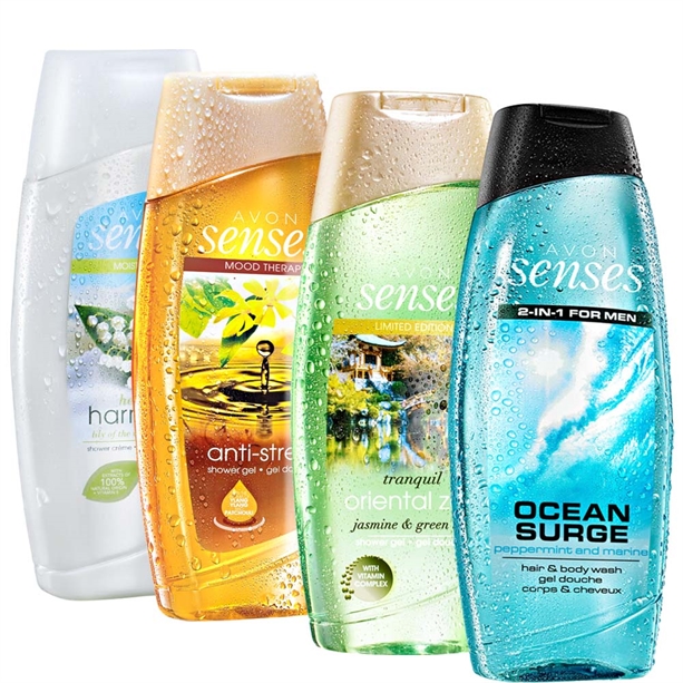 Catalog Avon - OS - Set 4 geluri de dus Senses 250 ml OS - Set 4 geluri de dus Senses 250 ml - Catalog Avon