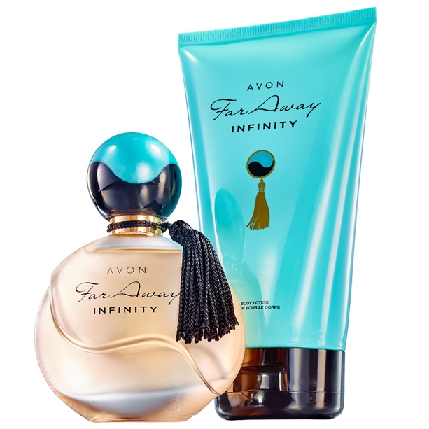 Catalog Avon - Set Apa de parfum si Lotiune de corp Far Away Infinity Set Apa de parfum si Lotiune de corp Far Away Infinity - Catalog Avon